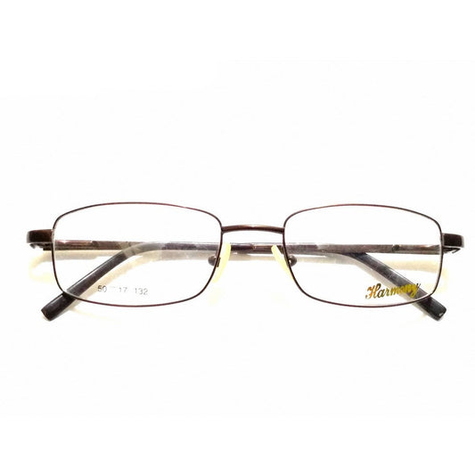 Distinct Copper Full Frame Rectangle Progressive Glasses - Multifocal No Line Bifocal Lens 1189co