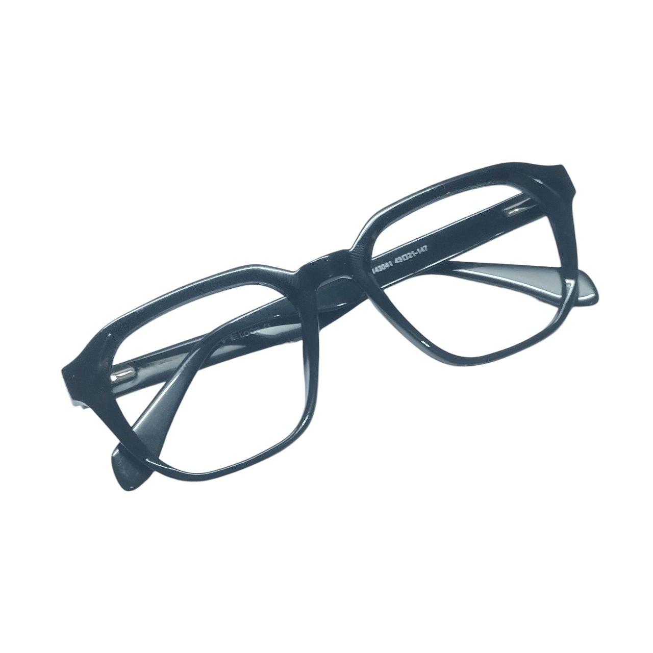 Geometric Ptosis Crutch Glasses Square Frame 143041 Size 49-21-147