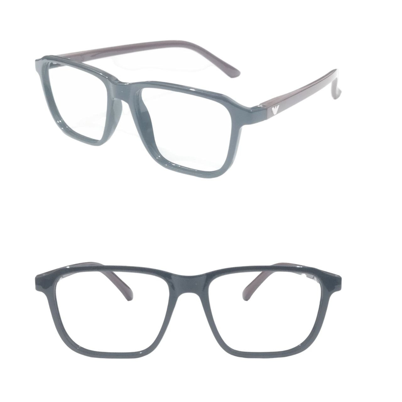Square Full Frame Ptosis Crutch Glasses Size 51-20