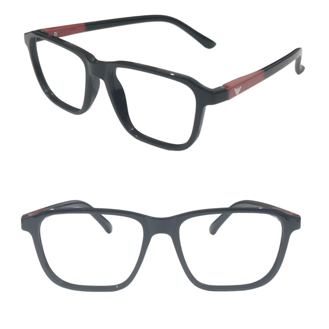 Square Full Frame Ptosis Crutch Glasses Size 51-20