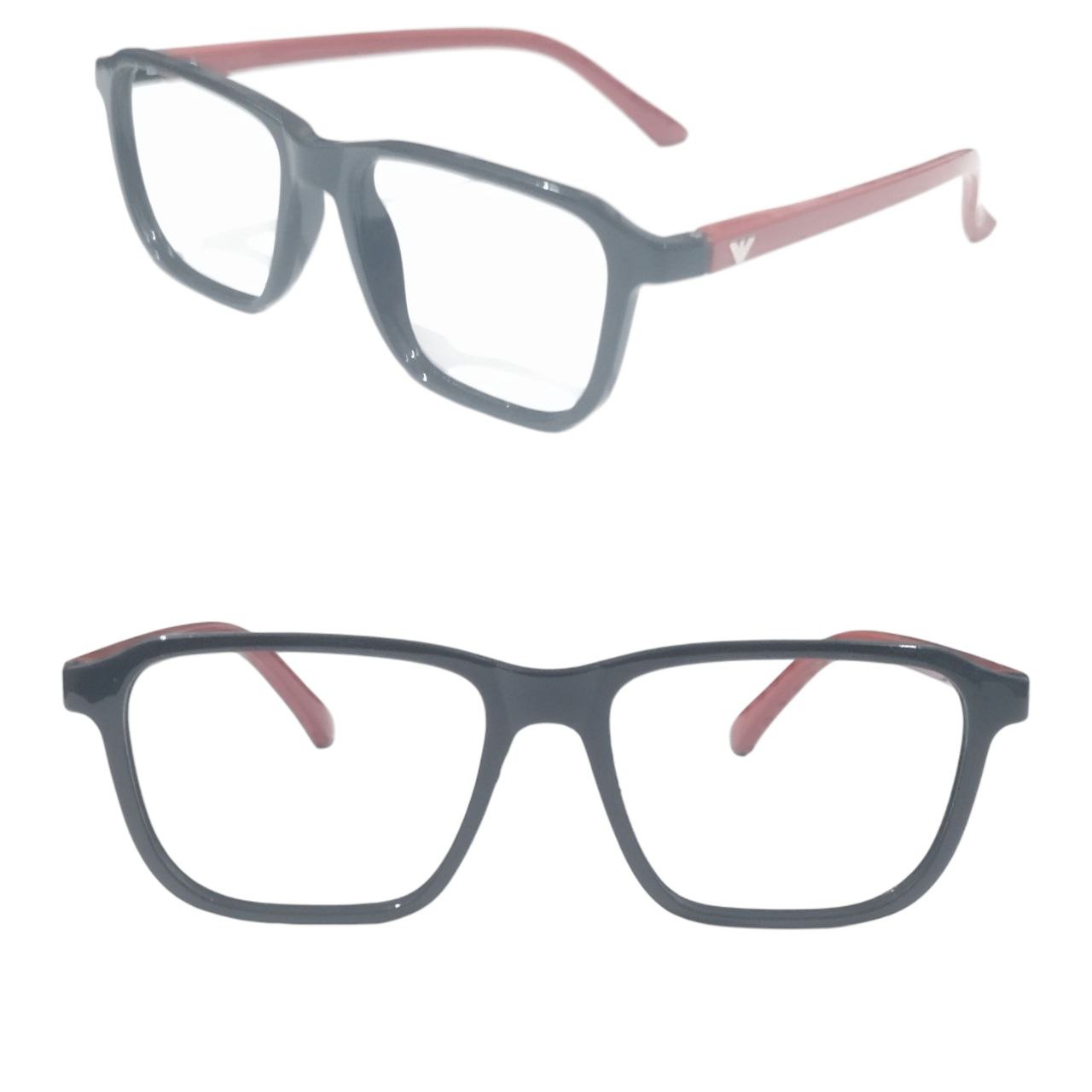 Square Full Frame Ptosis Crutch Glasses Size 51-20