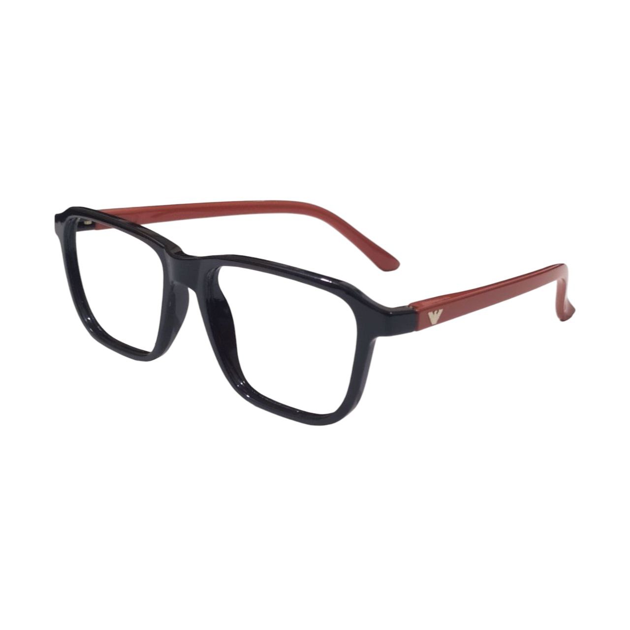 Square Full Frame Ptosis Crutch Glasses Size 51-20