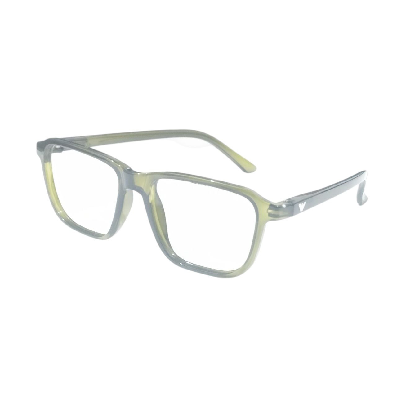 Square Full Frame Ptosis Crutch Glasses Size 51-20