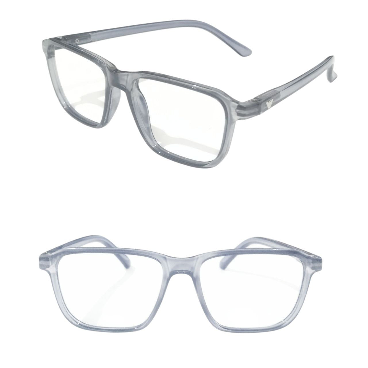 Square Full Frame Ptosis Crutch Glasses Size 51-20