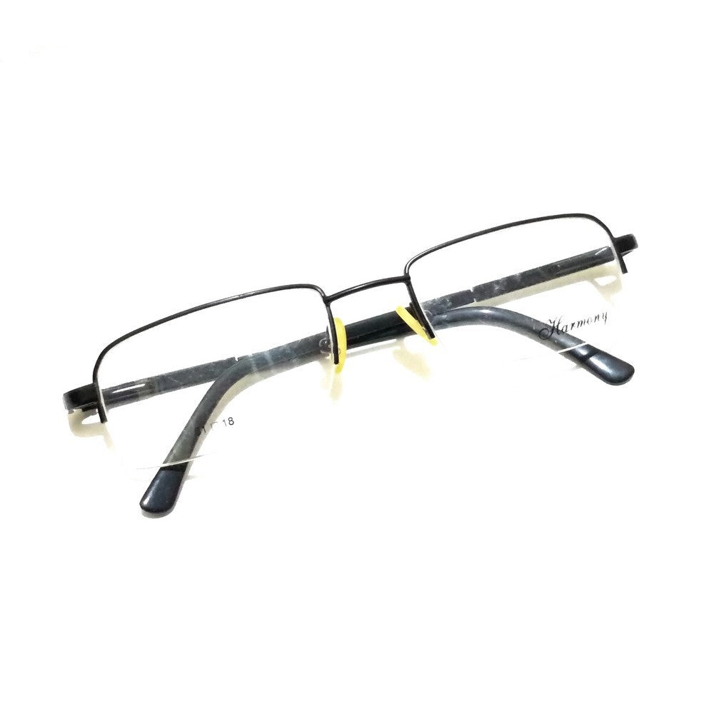 Classic Black Supra Rectangle Progressive Glasses - Multifocal No Line Bifocal Lens 1420BK