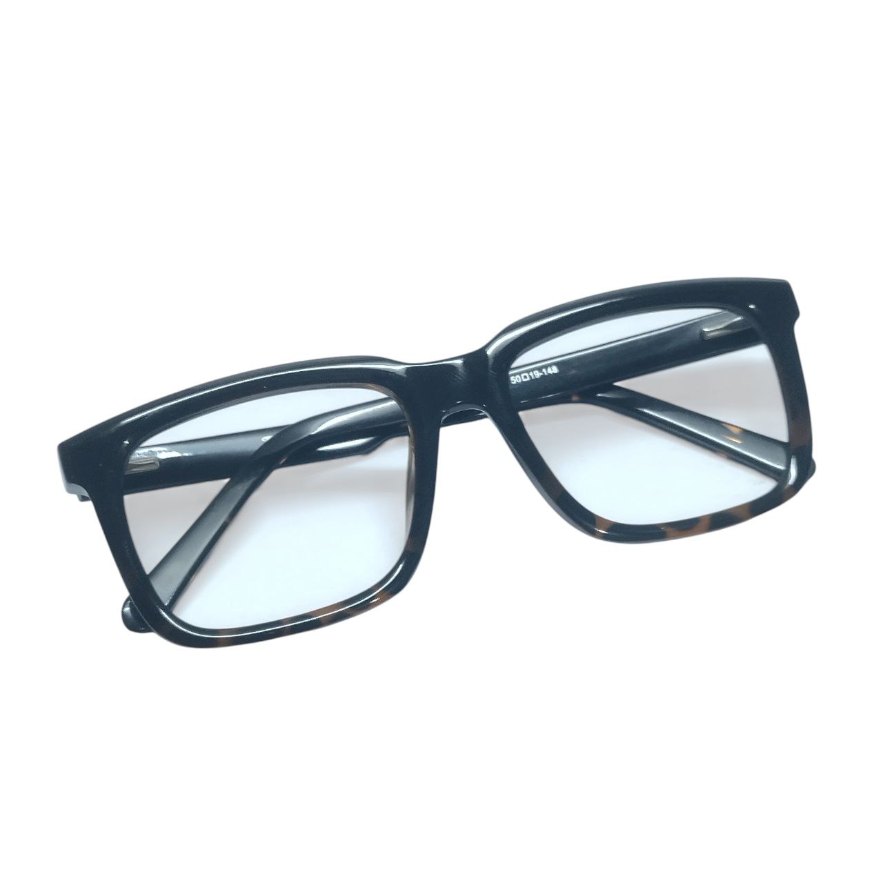Square Ptosis Crutch Glasses Square Frame 143032 Size 50-19-148