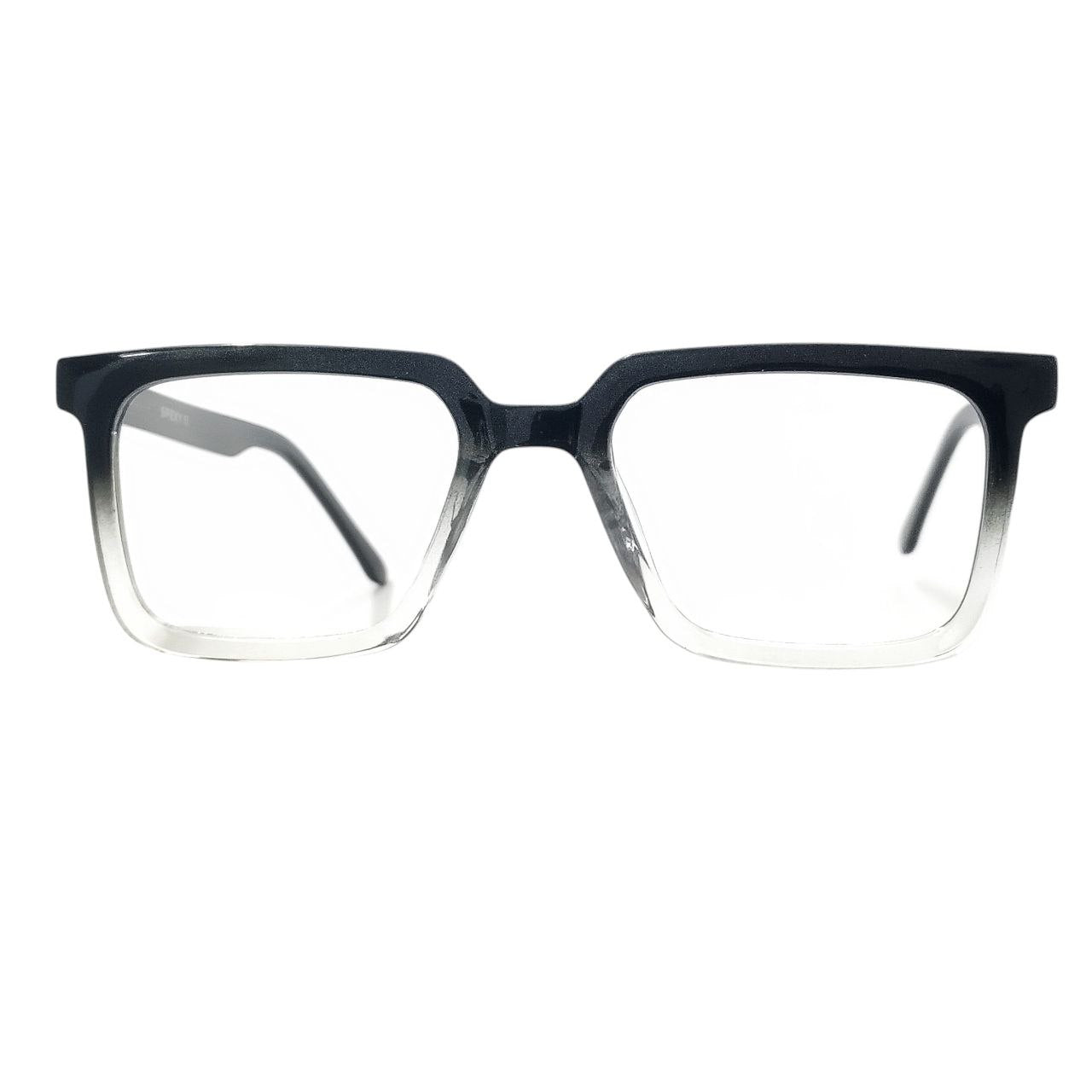 Rectangle Geometric Eyelid Support Glasses with Nylon Lift Thread