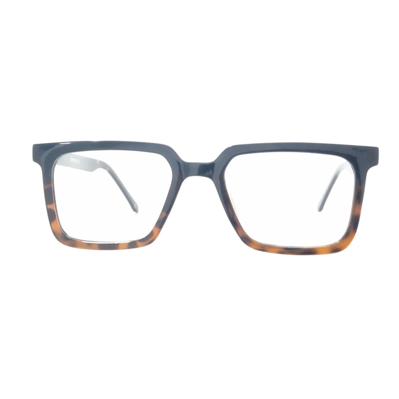 Rectangle Geometric Eyelid Support Glasses with Nylon Lift Thread