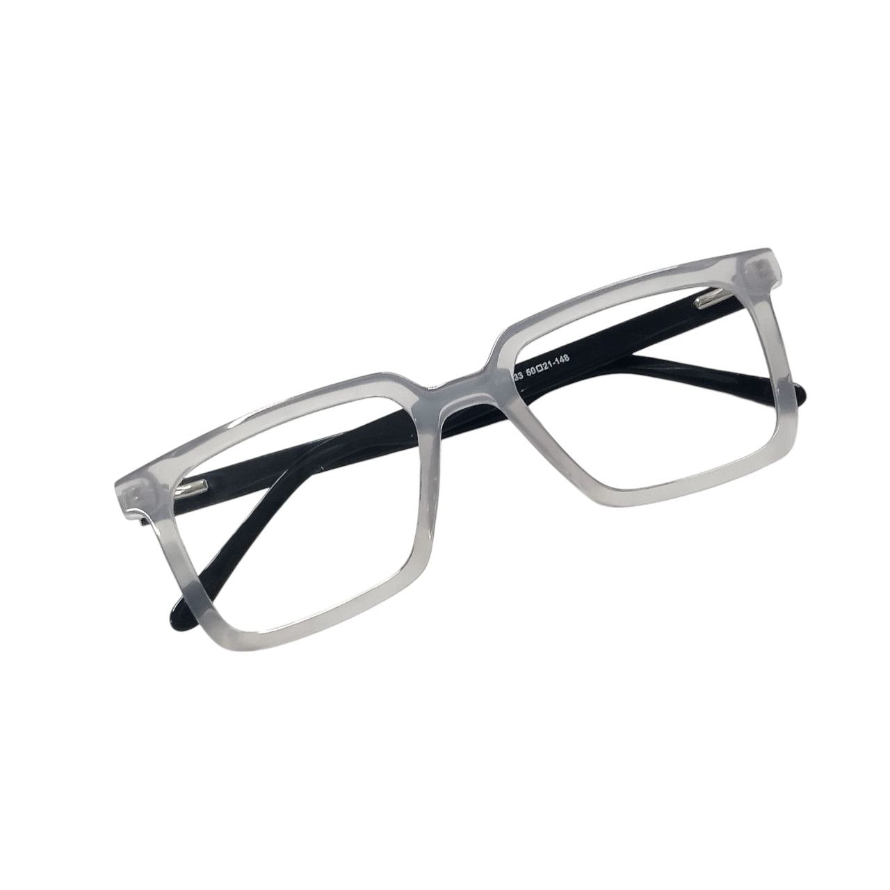 Rectangle Geometric Eyelid Support Glasses with Nylon Lift Thread