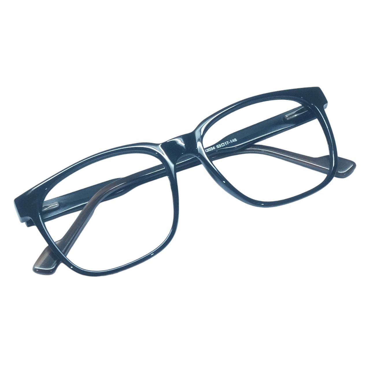 Square Ptosis Crutch Glasses Square Frame 143034 Size 53-17-148