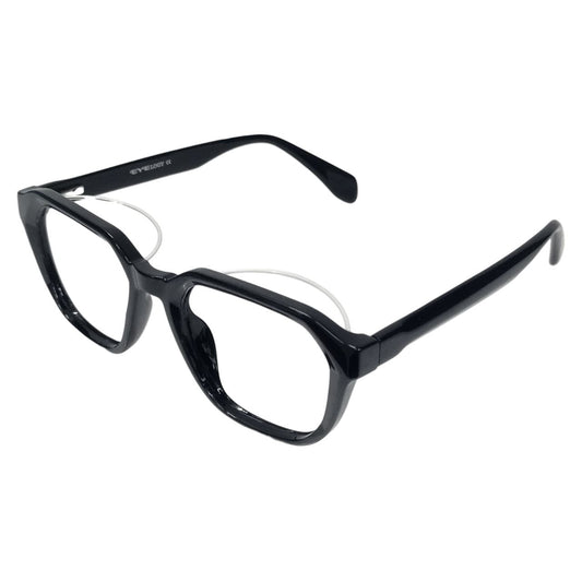 Geometric Ptosis Crutch Glasses Square Frame 143041 Size 49-21-147