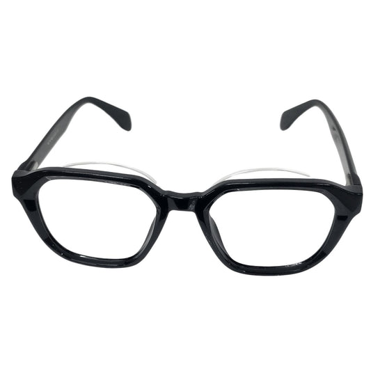 Geometric Ptosis Crutch Glasses Square Frame 143041 Size 49-21-147