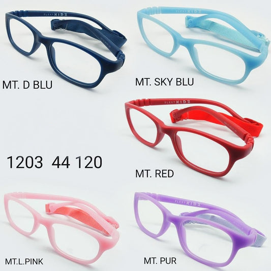 Trendy Kids Flexible Glasses with Blue Block Lenses 1203