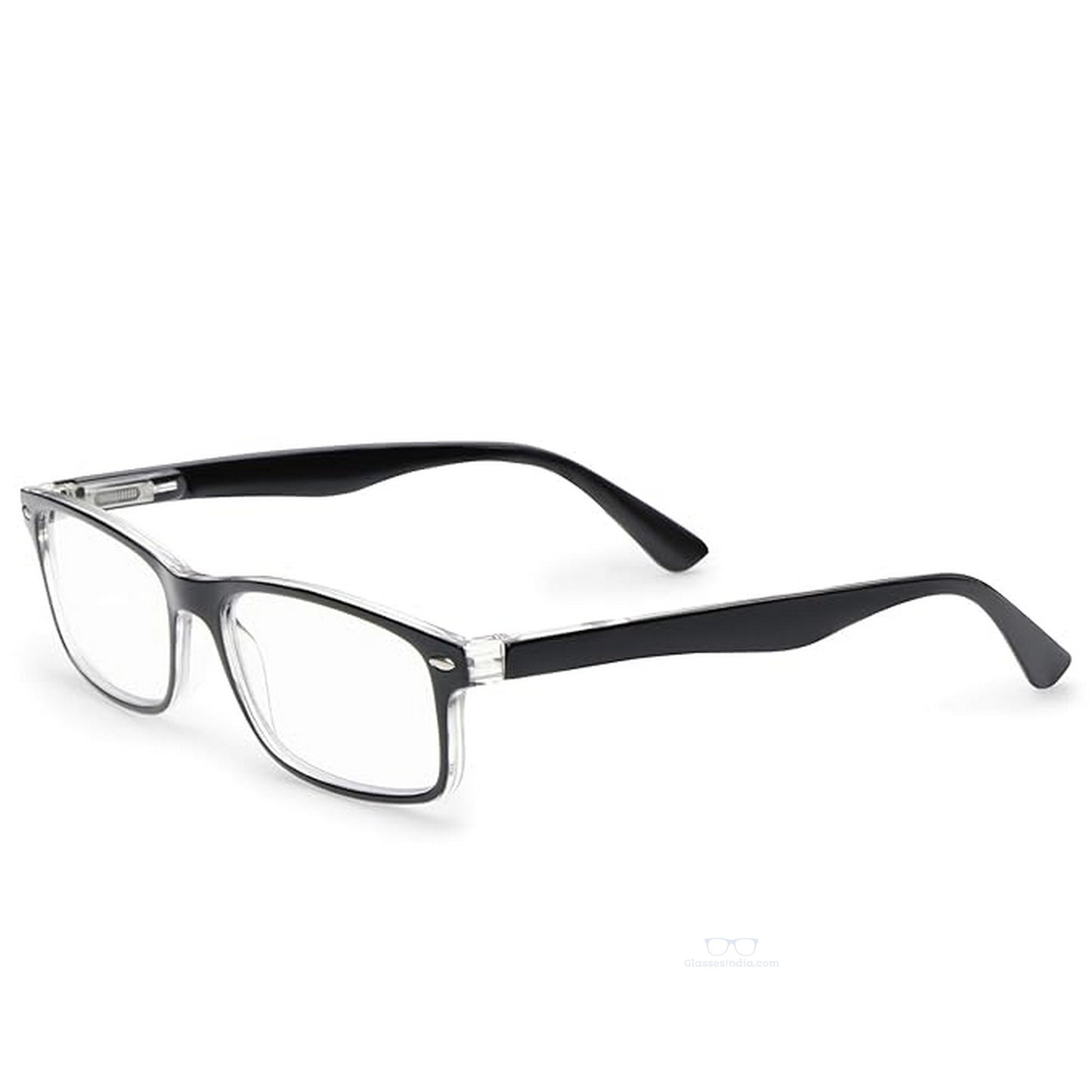 ARTView Black Rectangle Full Frame Progressive Blue Light Reading Glasses