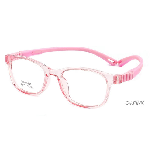 Kids Pink Unbreakable Glasses TRH3607C4