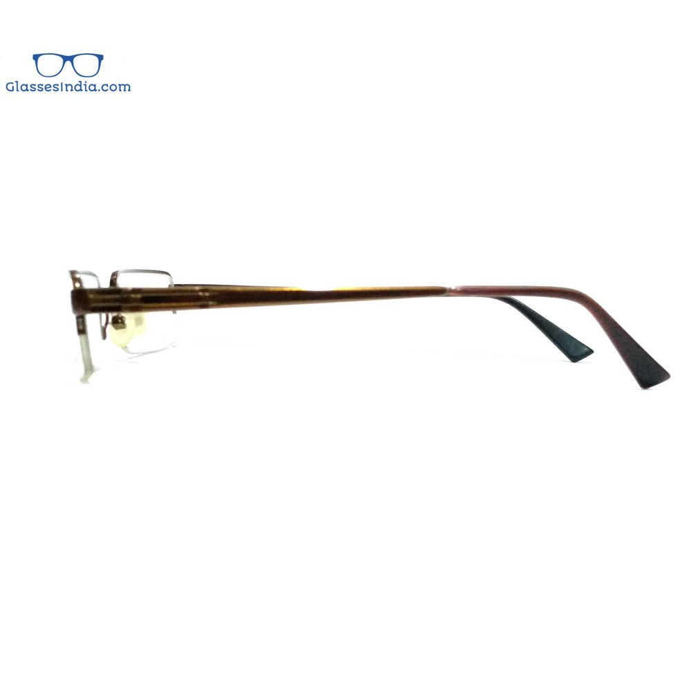 Alluring Copper Supra Rectangle Progressive Glasses - Multifocal No Line Bifocal Lens 2070CO