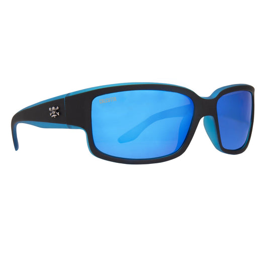 Wraparound Polarized Sports Cycling Driving Sunglasses Blue Mirror