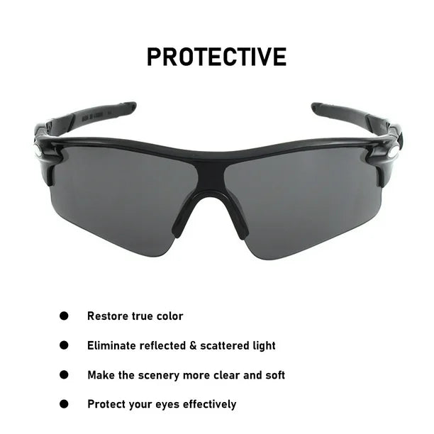 Stealth Onyx Black Sports Cricket Sunglasses – Professional Performance Eyewear