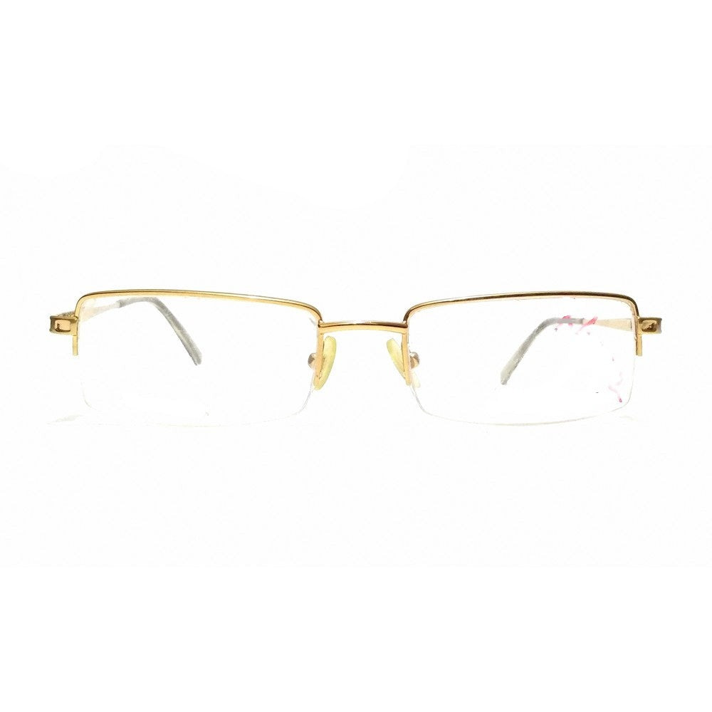 Premium Gold Supra Rectangle Progressive Glasses - Multifocal No Line Bifocal Lens 4490GO