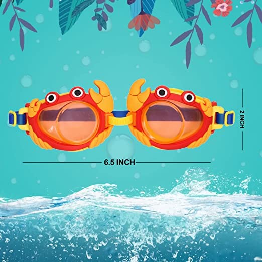 Cartoon Character Waterproof Swimming Goggles for Kids