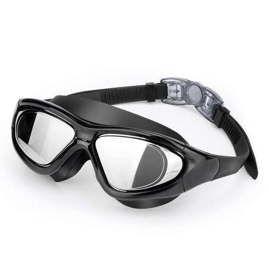 Clear Lens Wide Vision Swimming Goggles with UV and Anti Fog Protection for Adult Men Women