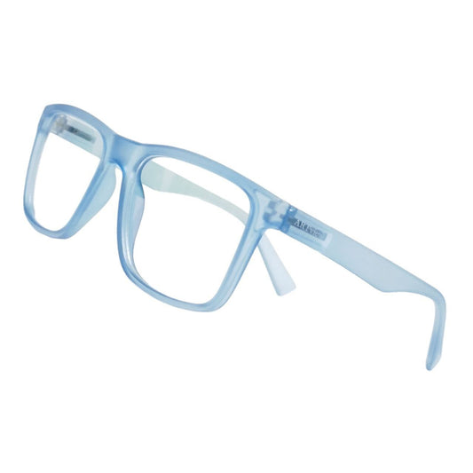 Luxury ARTView Progressive Reading Glasses – Square Frame Ice Blue Transparent