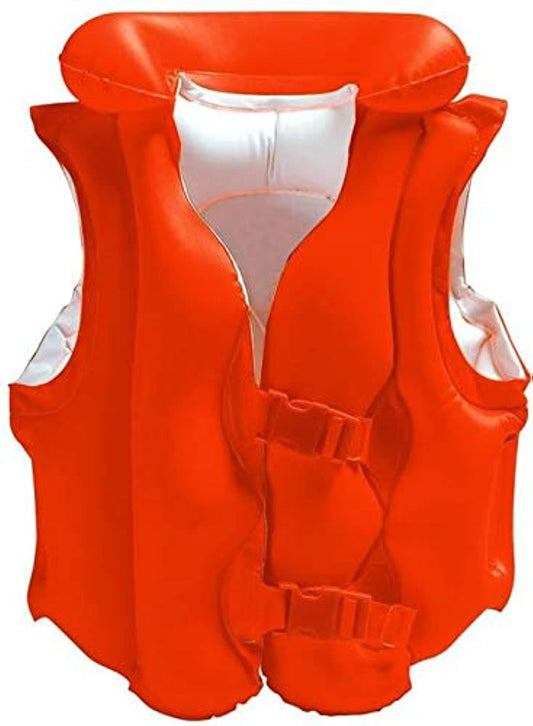 Intex Kids Children Young Swimmers Pool Float Swim Vest Jacket – Orange