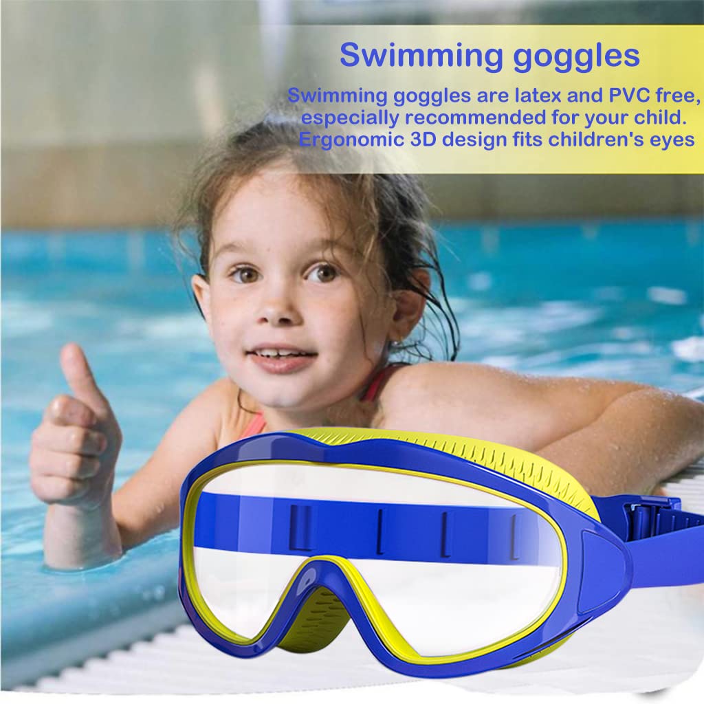 Big Frame Swimming Goggles for Kids Big Frame Leakproof