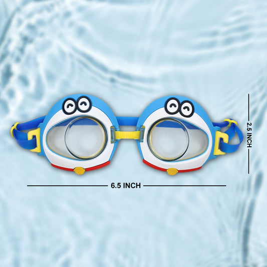 Swimming Goggles for Kids Cartoon Character Blue