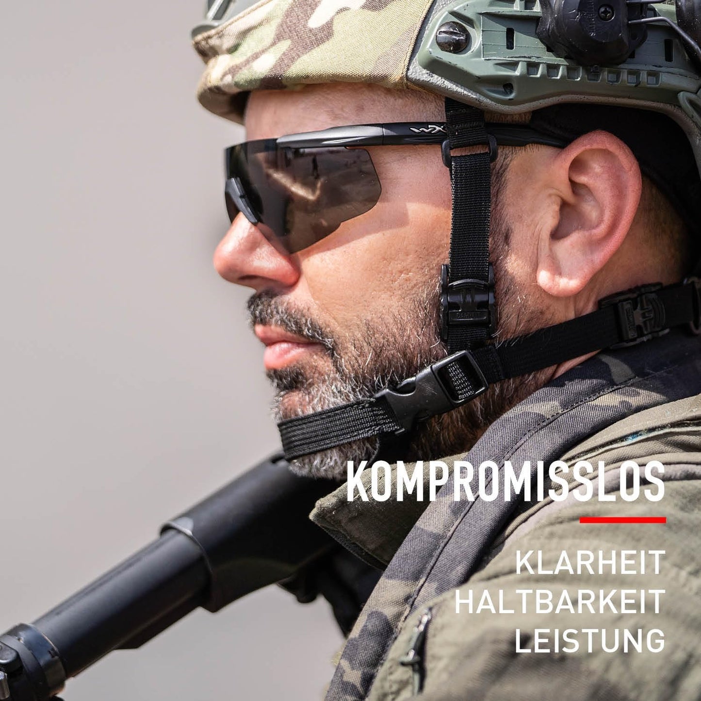 WileyX Saber Advanced Tactical Sunglasses Safety Glasses - Single Lens