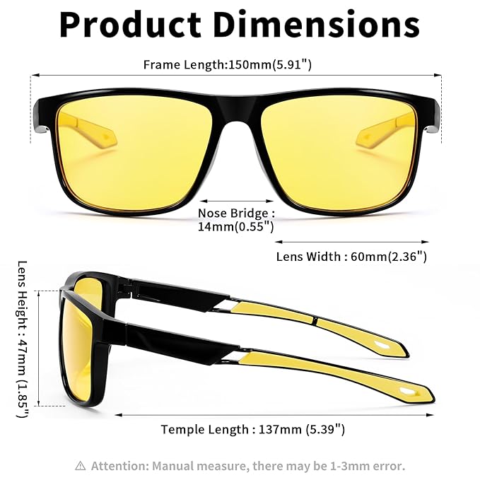 Night Driving Sunglasses for Men