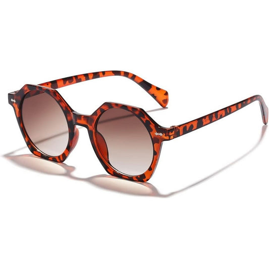 LunaShade Round Hexa Sunglasses for Men and Women Beach Glasses DA