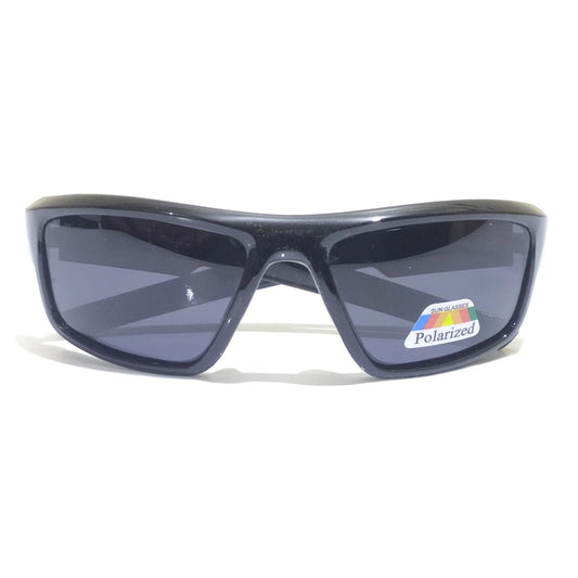 EYESafety Wraparound Polarized Sports Sunglasses 9754BK