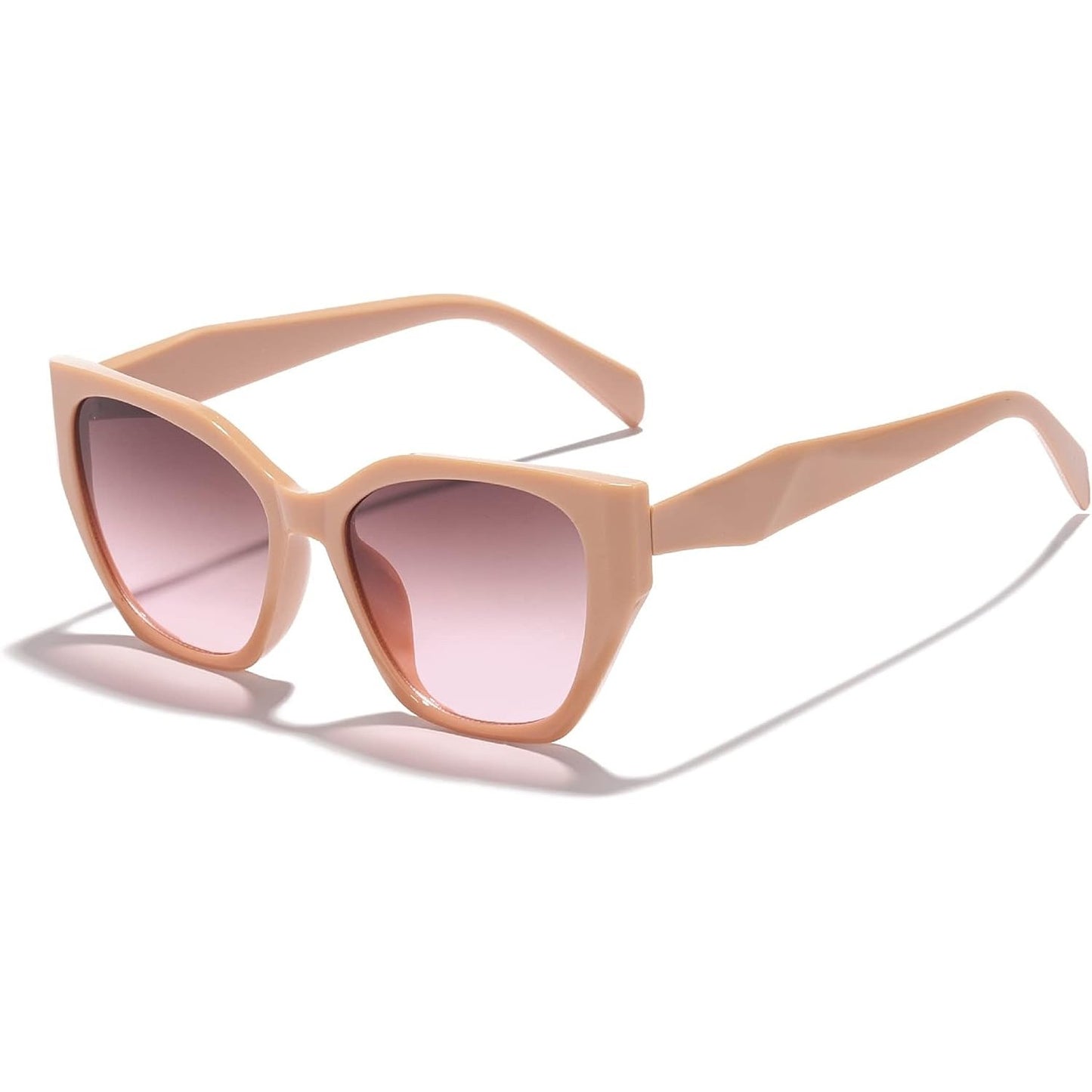 ChromaGlance Men's and Women's Sunglasses Outdoor Vacation Beach Glasses Cream