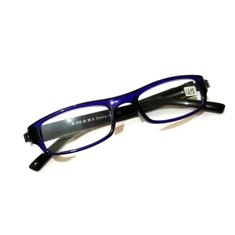 Blue Reading Glasses Power 300