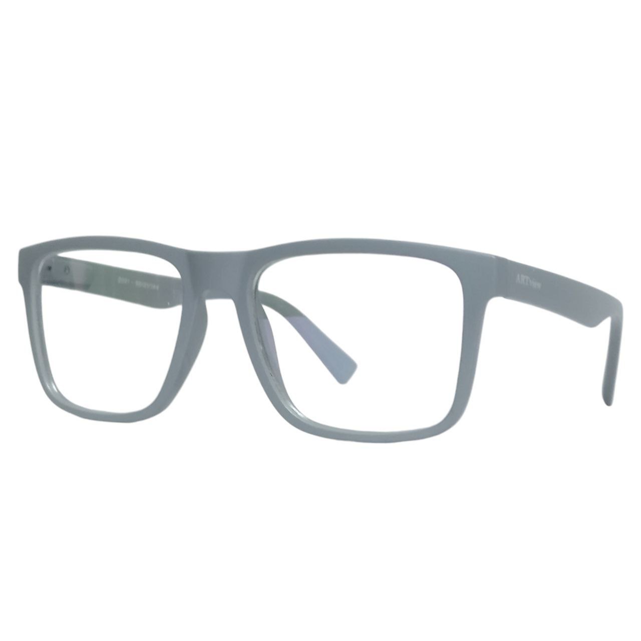 Grey Crutch Glasses for Eyelid Support Ptosis– Square Frame (59-21-144)