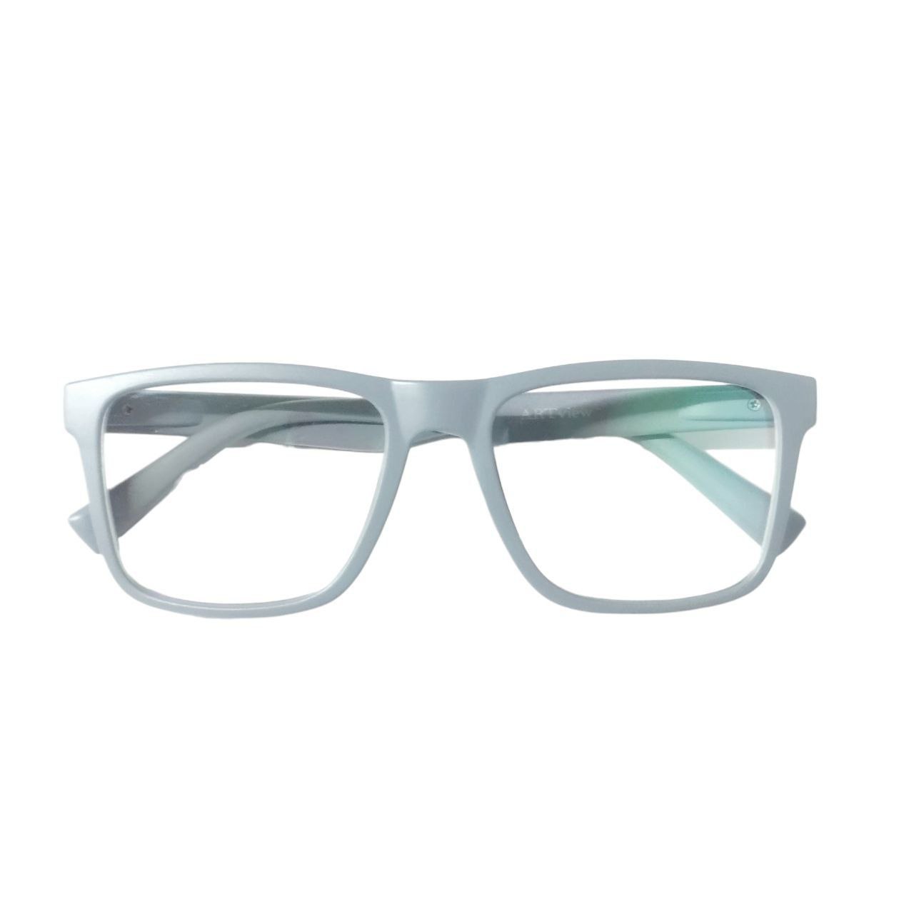 Grey Crutch Glasses for Eyelid Support Ptosis– Square Frame (59-21-144)