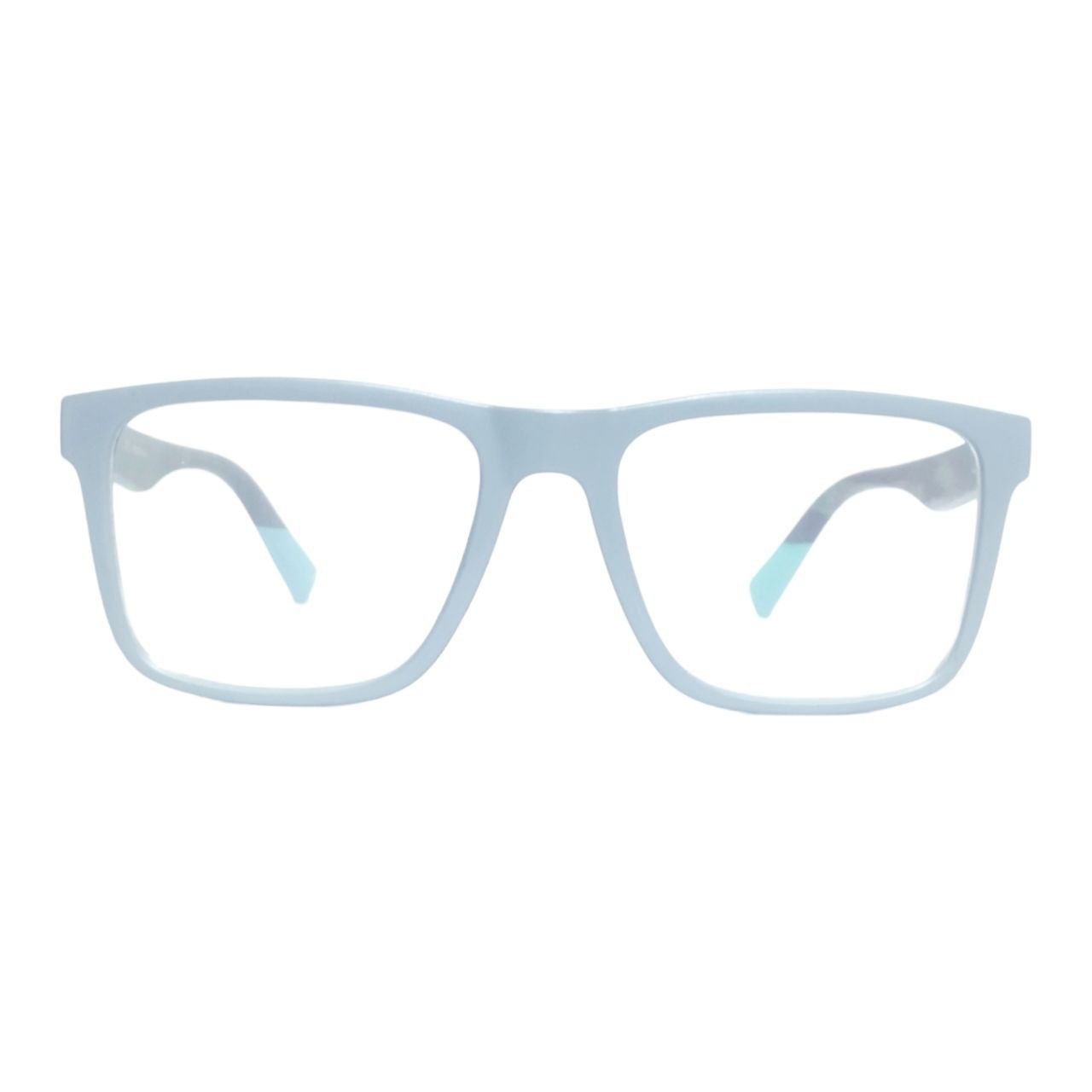 Grey Crutch Glasses for Eyelid Support Ptosis– Square Frame (59-21-144)
