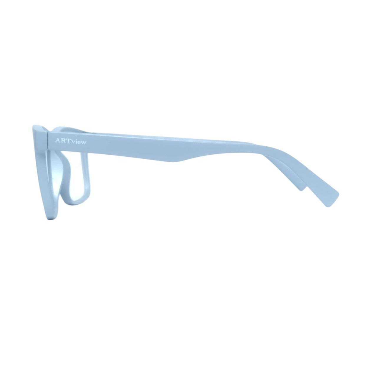 Grey Crutch Glasses for Eyelid Support Ptosis– Square Frame (59-21-144)