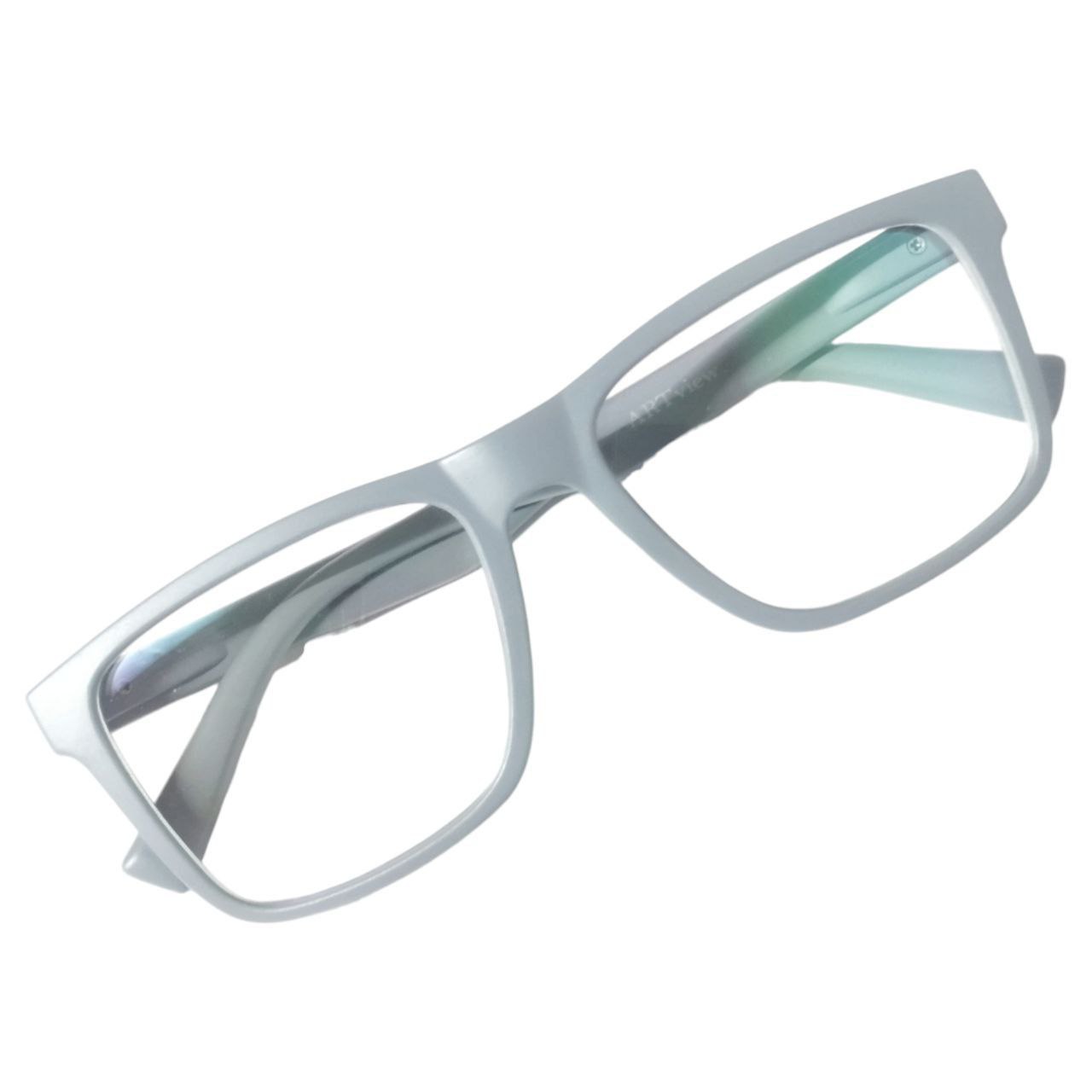Grey Crutch Glasses for Eyelid Support Ptosis– Square Frame (59-21-144)