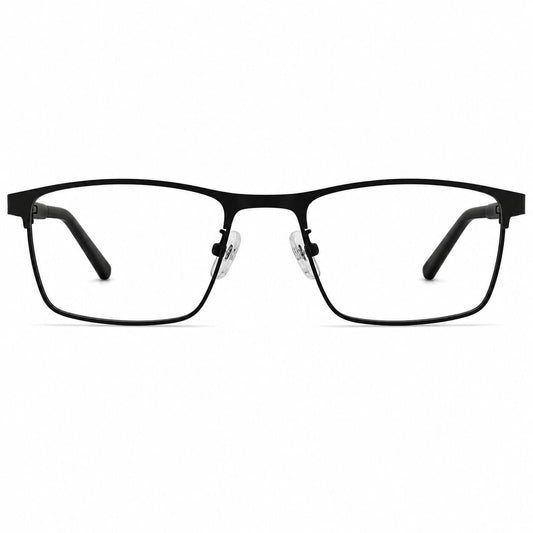 Premium Luxury Rectangle Black Full Frame Glasses