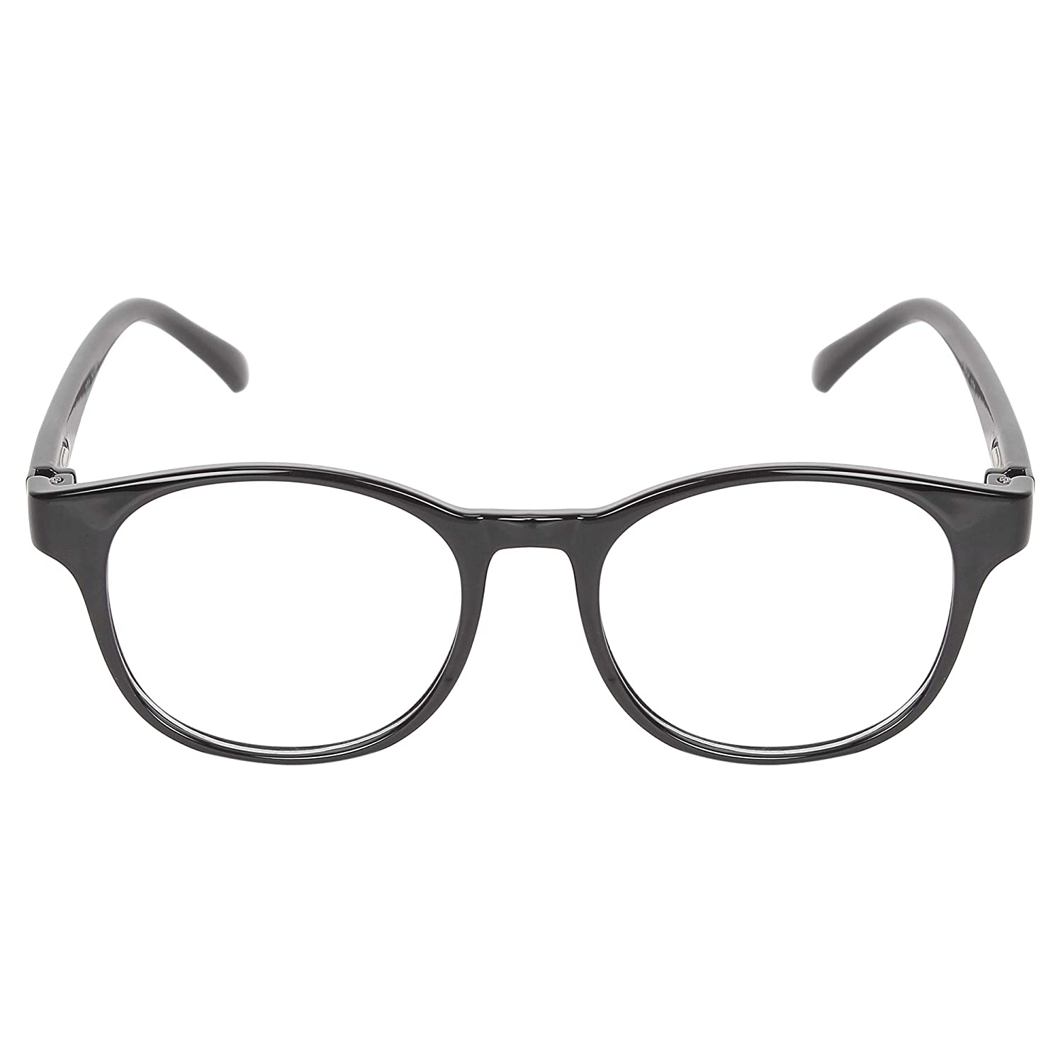 ARTView AV107 Classic Round Eyeglasses Frame - Black