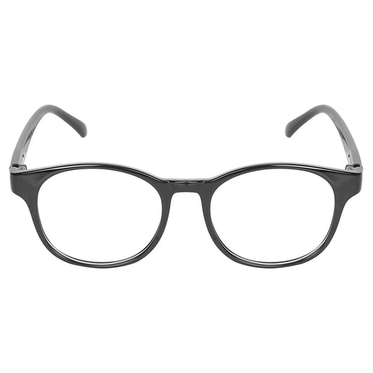 ARTView AV107 Classic Round Eyeglasses Frame - Black