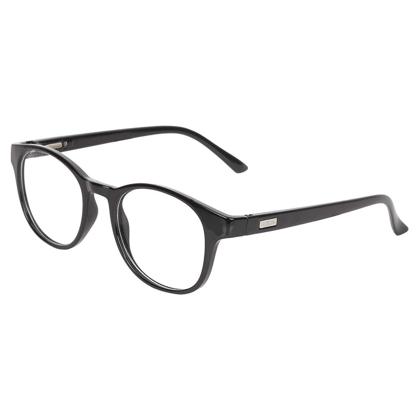 ARTView AV107 Classic Round Eyeglasses Frame - Black