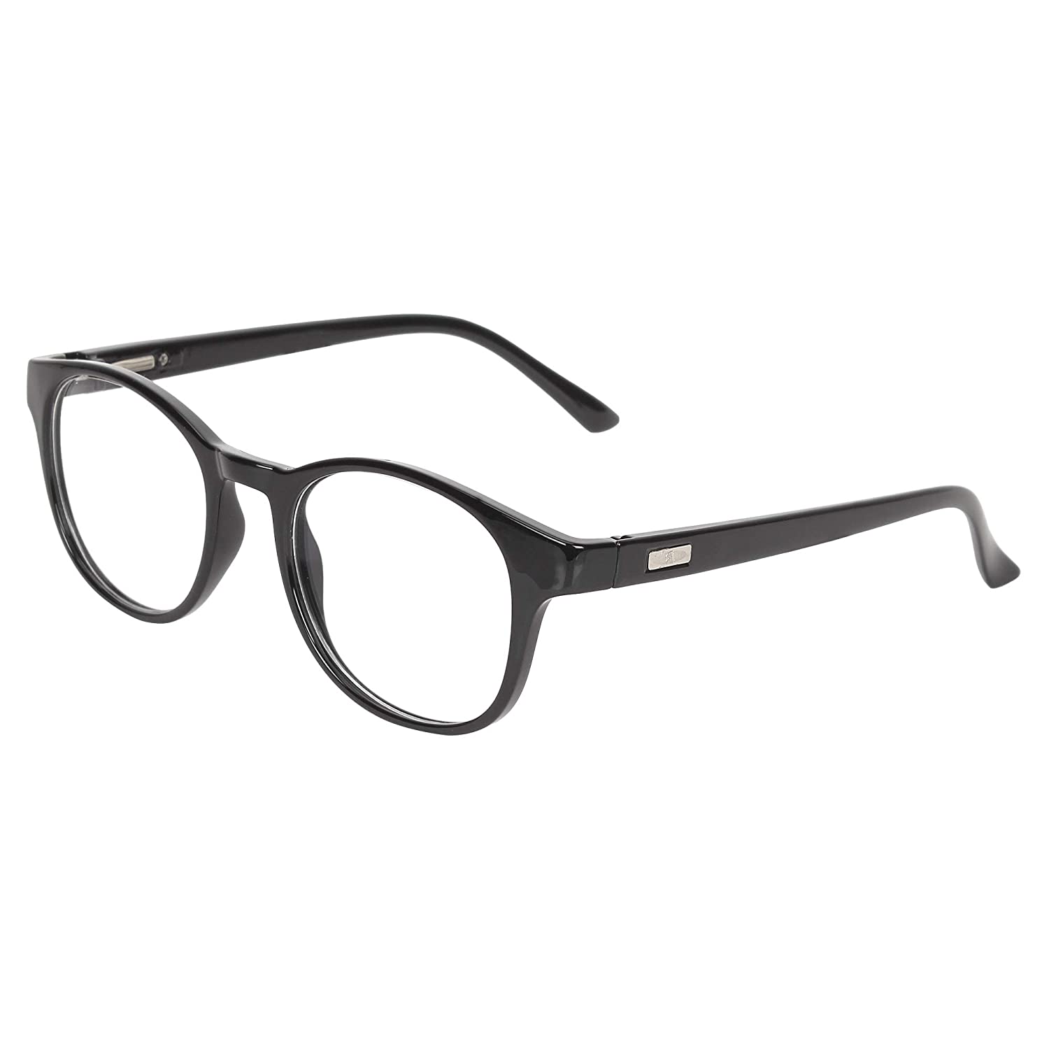ARTView AV107 Classic Round Eyeglasses Frame - Black
