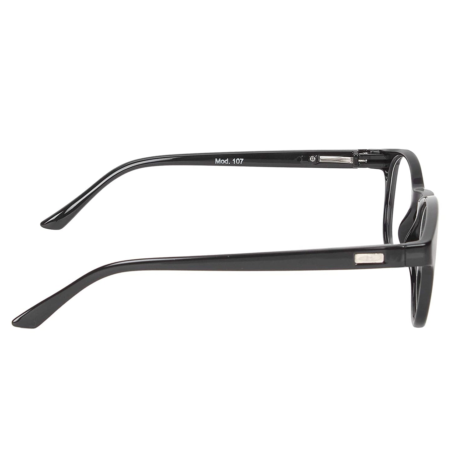 ARTView AV107 Classic Round Eyeglasses Frame - Black