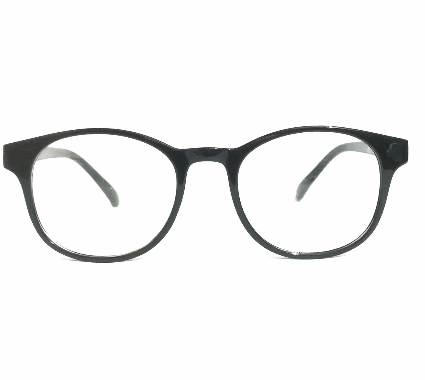 ARTView AV107 Classic Round Eyeglasses Frame - Black