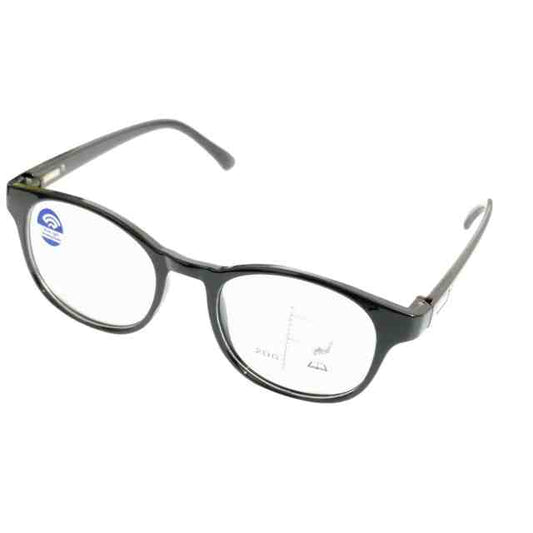 ARTView Black Round Progressive Multifocal Glasses for Men and Women