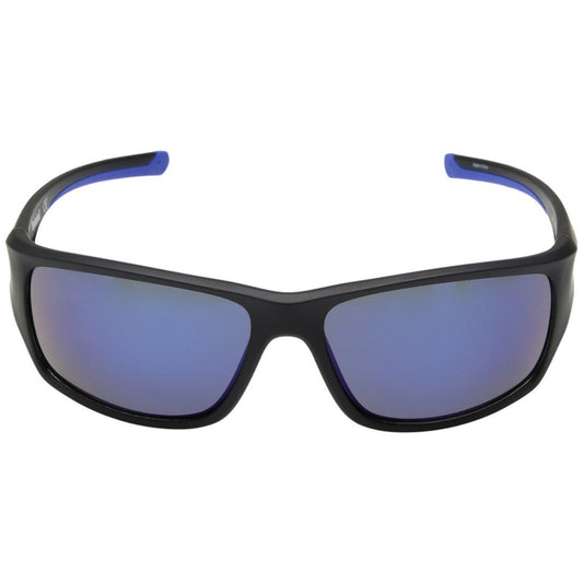 BLACK - Blue Mirror Sports Cricket Sunglasses Running Cycling