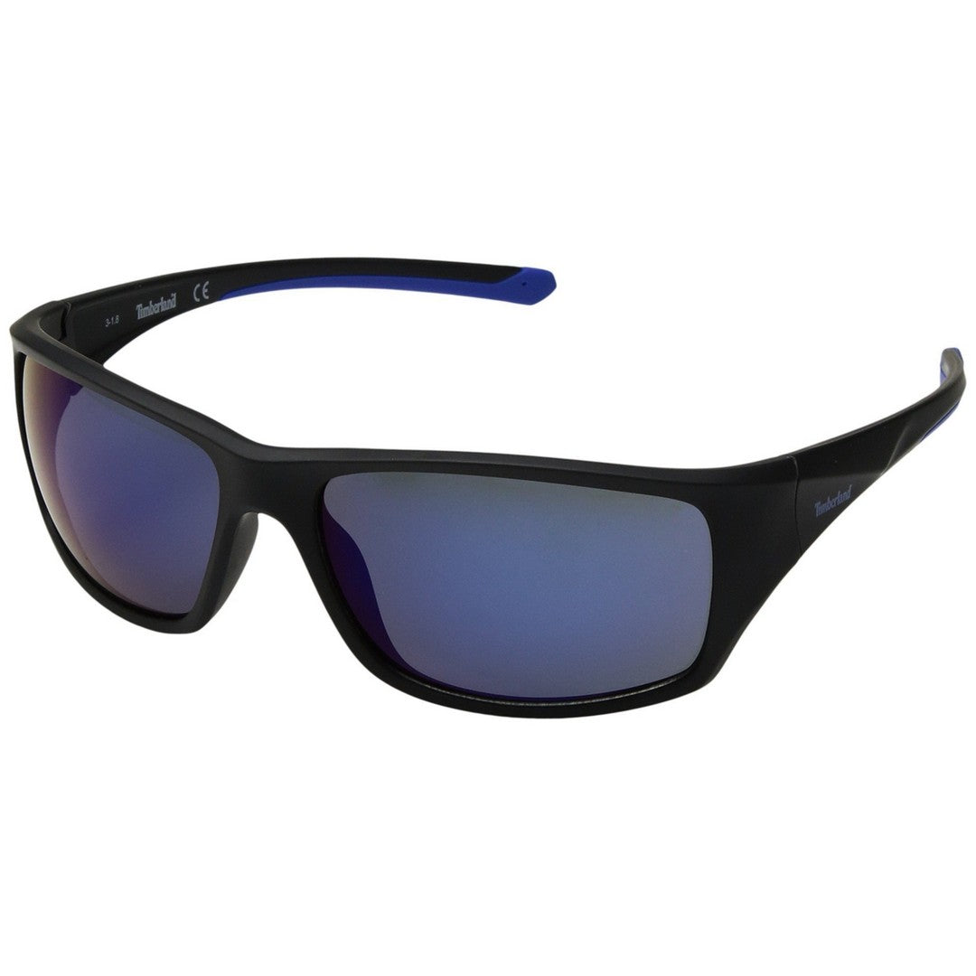 BLACK - Blue Mirror Sports Cricket Sunglasses Running Cycling